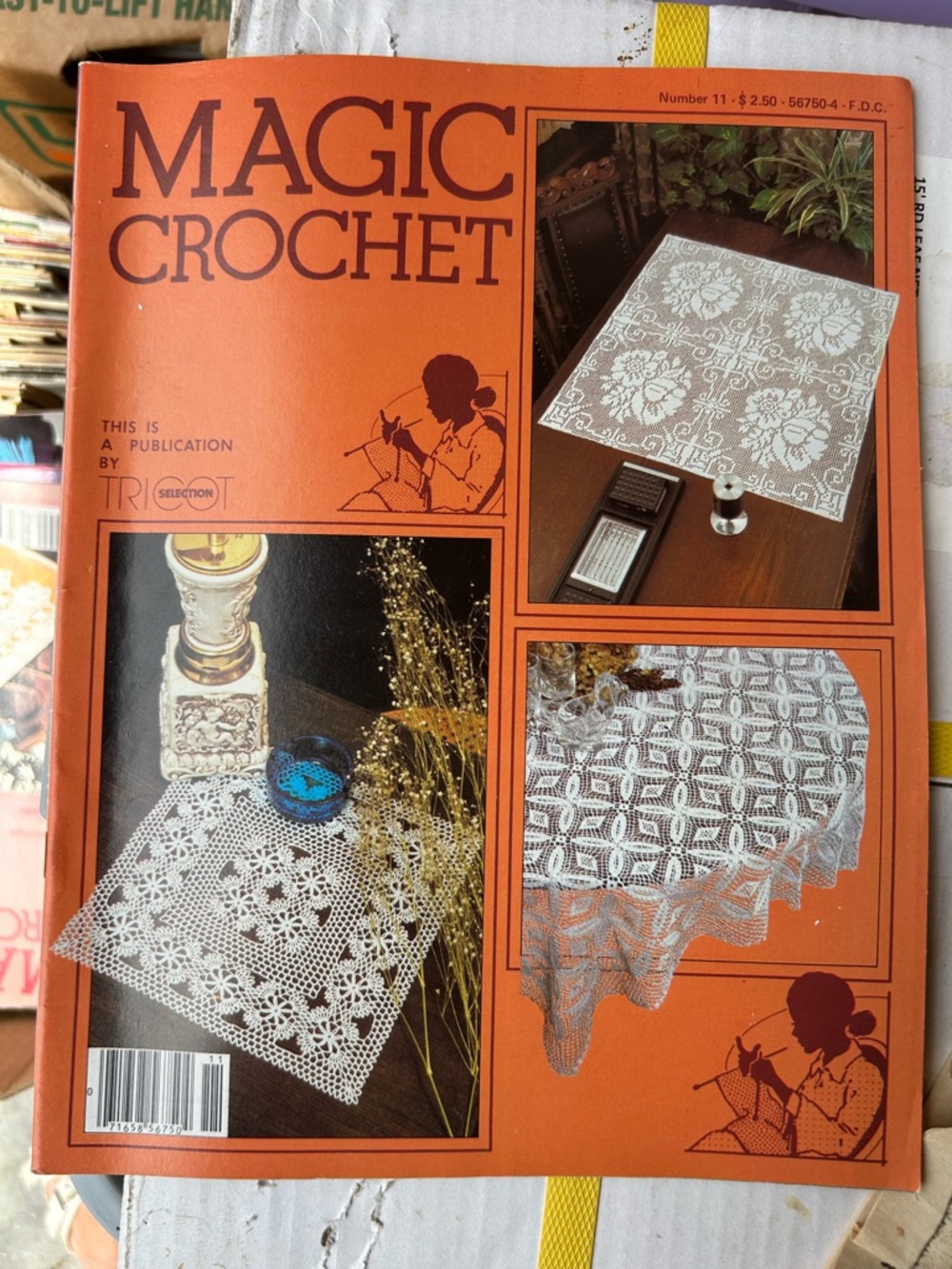 vintage issue of Magic Crochet Magazine